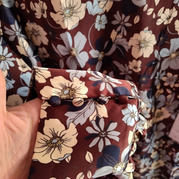 NWT Long Sleeve Satin Mini Dress by Future Collective with Reese Blutstein 4X ⭐ - Picture 9 of 12